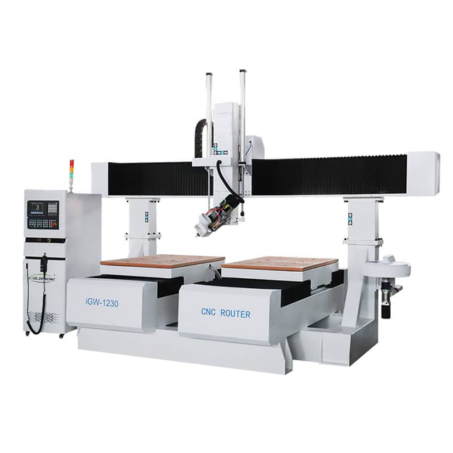 الجدول المزدوج 4 محور ATC CNC Router